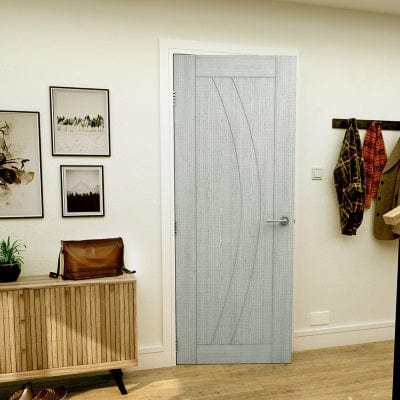 Ravello Light Grey Ash FD30 Internal Fire Door - Deanta
