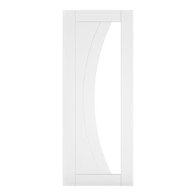 Ravello White Primed Glazed Internal Door - All Sizes - Deanta