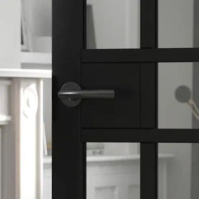 Raven Latch Pack Door Handle - Matt Black - JB Kind