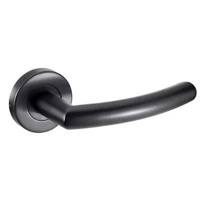 Raven Latch Pack Door Handle - Matt Black - JB Kind