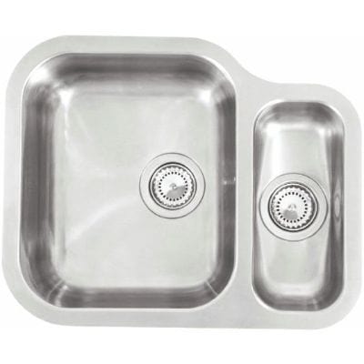Reginox Alaska 1.5 Bowl Stainless Steel Undermount Kitchen Sink - All Style - Reginox