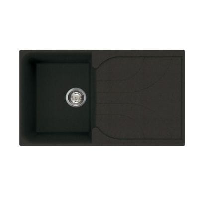 Reginox Ego 400 Elleci Granite 1 Bowl Kitchen Sink - All Colors - Reginox