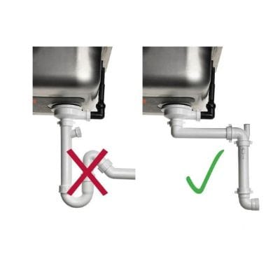 Reginox Panama Space Saving Siphon Kit - Reginox