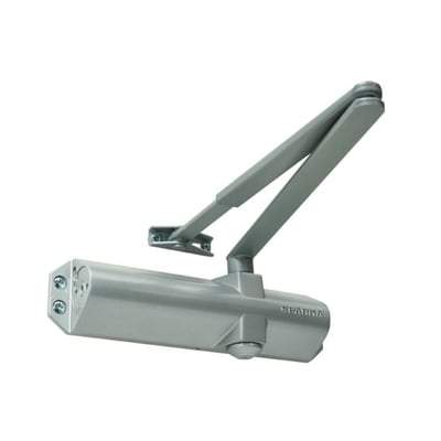 S-20 Silver Overhead Door Closer and Back Check Valve - Sparka Uk