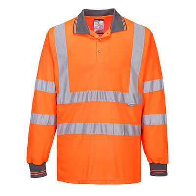 Hi-Vis Short Sleeved Polo RIS - All Sizes - Portwest Tools and Workwear