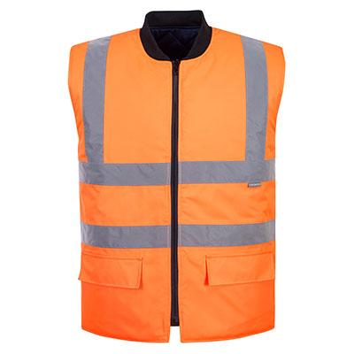 Hi-Vis Reversible Bodywarmer - All Sizes - Portwest Tools and Workwear