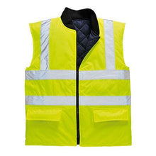 Load image into Gallery viewer, Hi-Vis Reversible Bodywarmer - All Sizes - Portwest Tools and Workwear
