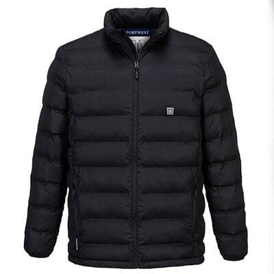 S547 - Ultrasonic Heated Tunnel Jacket - Black - S - Build4less.co.uk