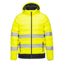 Load image into Gallery viewer, Hi Vis Ultrasonic Heated Tunnel Jacket - All Sizes - Portwest Tools and Workwear
