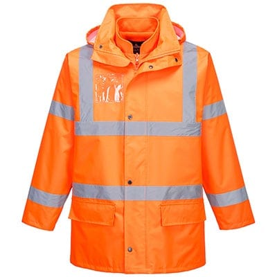 Hi-Vis Essential 5-in-1 Jacket - All Sizes - Portwest Tools and Workwear