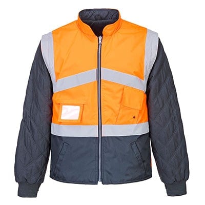 Hi-Vis 2-Tone Jacket - Reversible - All Sizes - Portwest Tools and Workwear