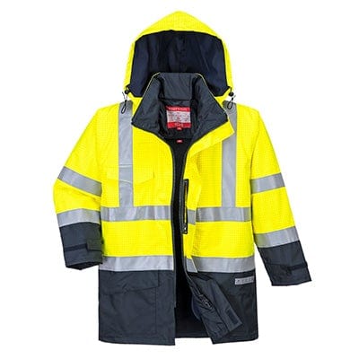 Bizflame Rain Hi-Vis Multi-Protection Jacket - All Sizes