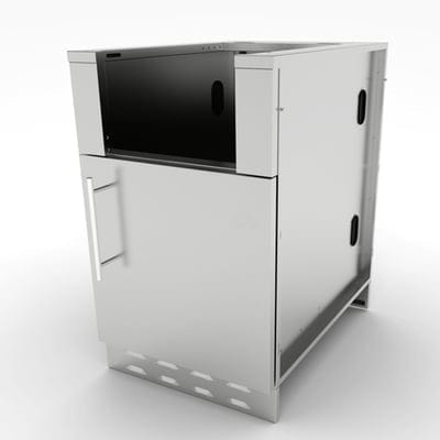 Sunstone Cabinet for Double Burner or Cocktail Station (Right Opening) - Sunstone Outdoor Kitchens