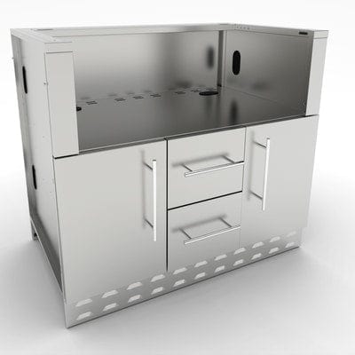 Sunstone Cabinet for Hybrid Charcoal Grill - All Sizes - Sunstone Outdoor Kitchens