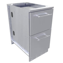 Load image into Gallery viewer, Sunstone Multifunction Cabinet (Ice Chest/Paper Holder/Cutlery Drawer) - Sunstone Outdoor Kitchens
