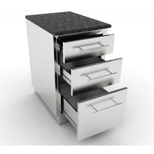 Load image into Gallery viewer, Sunstone Cabinet with 3 Drawers - Sunstone Outdoor Kitchens
