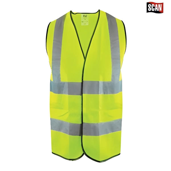 Hi-Vis Yellow Waistcoat - All SIzes