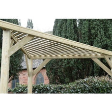 Load image into Gallery viewer, Forest Slatted Corner Pergola - Forest Garden
