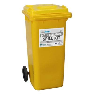 Spilkleen Maintenance Spill Kit 120L - 480mm x 560mm x 940mm - Fosse Spill Kits