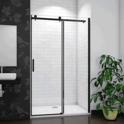 Urban Recess Walk-in Sliding Shower Door - All Colours - Aquaglass