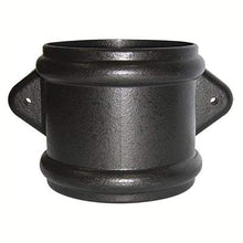Load image into Gallery viewer, Ring Seal Soil Coupling With Lugs Double Socket - 110mm Cast Iron Effect - Floplast Drainage
