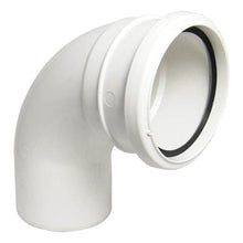 Load image into Gallery viewer, Ring Seal Soil Bend Single Socket - 92.5 Degree X 110mm Black - Floplast Drainage
