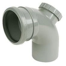 Load image into Gallery viewer, Ring Seal Soil Access Bend - 92.5 Degree X 110mm Black - Floplast Drainage
