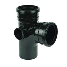 Load image into Gallery viewer, Ring Seal Soil Branch - 92.5 Degree X 110mm Black - Floplast Drainage
