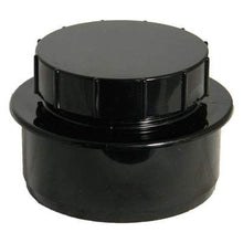 Load image into Gallery viewer, Ring Seal Soil Access Plug - 110mm Black - Floplast Drainage

