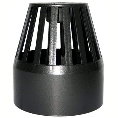 Ring Seal Soil Vent Terminal - 110mm Cast Iron Effect