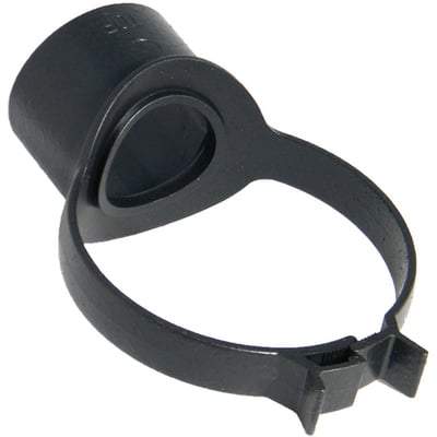 Solvent Weld Soil Strap Boss - 110mm Cast Iron Effect