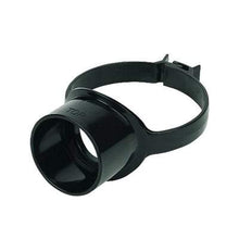Load image into Gallery viewer, Solvent Weld Soil Strap Boss - 110mm Black - Floplast Drainage
