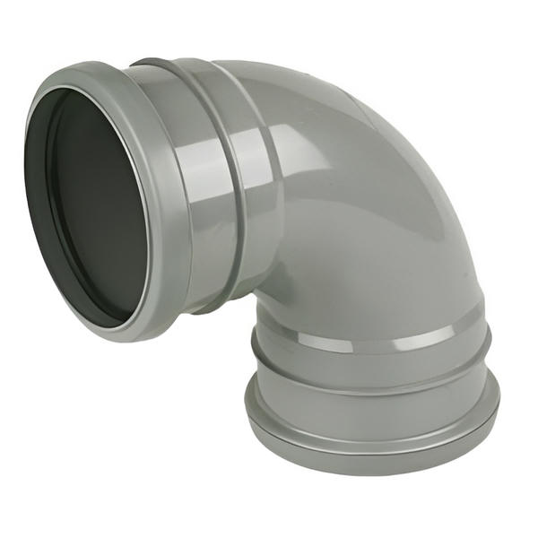 Ring Seal Soil Bend Double Socket - 92.5 Degree x 110mm - All Colours - Floplast Drainage
