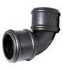Ring Seal Soil Bend Double Socket - 110mm Cast Iron Effect