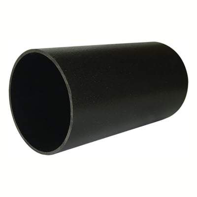 Ring Seal Soil Pipe Plain Ended - 110mm X 1.8m Cast Iron Effect