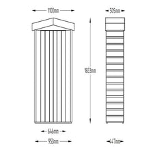 Load image into Gallery viewer, Forest Shiplap Apex Tall Garden Store - Pressure Treated - Forest Garden
