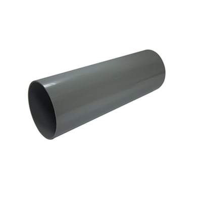 Solvent Weld Soil Pipe - 110mm X 3m Olive Grey - Floplast Drainage