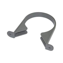 Load image into Gallery viewer, Solvent Weld Soil Pipe Clip - 110mm Olive Grey - Floplast Drainage
