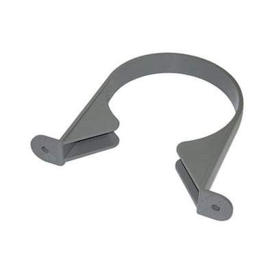 Solvent Weld Soil Pipe Clip - 110mm Olive Grey - Floplast Drainage