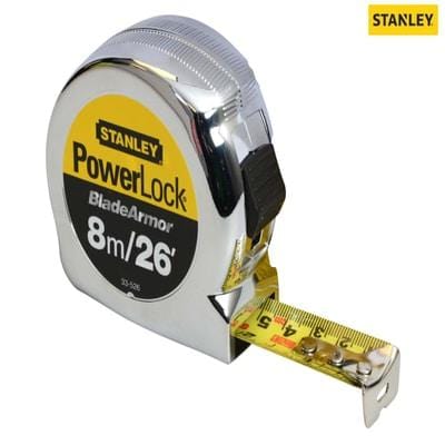 PowerLock BladeArmor Pocket Tape 8m x 25mm - Stanley
