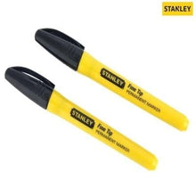 Load image into Gallery viewer, Fine Tip Permanent Marker Black (Pack of 2) - Stanley
