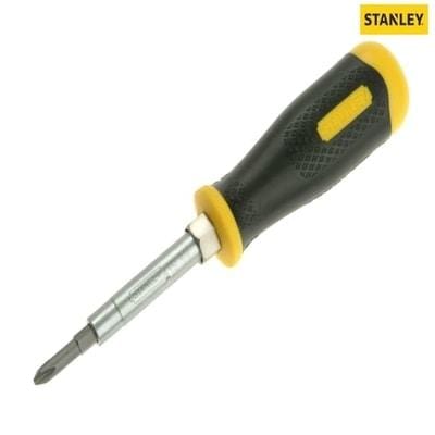 All In One Screwdriver with 6 Interchangeable Tips - Stanley