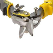 Load image into Gallery viewer, Yellow Aviation Snips Straight Cut 250mm (10in) - Stanley
