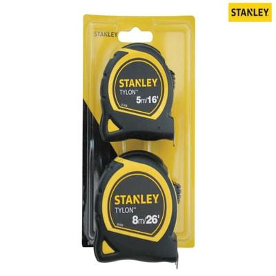Tylon Pocket Tapes 5m + 8m (Twin Pack) - Stanley