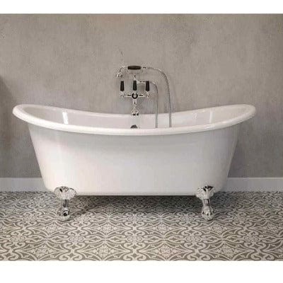 Blenheim Double Ended Freestanding Bath - 1640mm x 700mm - Aqua