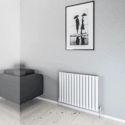 Moda Horizontal Aqua Steel Radiator (Single) - All Sizes - Aqua