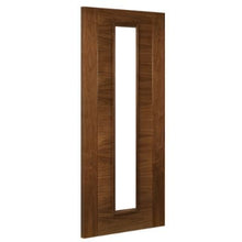 Load image into Gallery viewer, Seville Prefinished Walnut Glazed (1 Light) Internal Fire Door FD30 - All Sizes - Deanta
