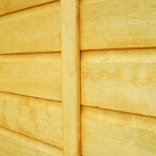 Load image into Gallery viewer, Shiplap 6ft x 4ft Single Door Apex Shetland Shed - Shire
