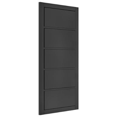 Deanta Shoreditch Black Prefinished Internal Door - All Sizes - Deanta
