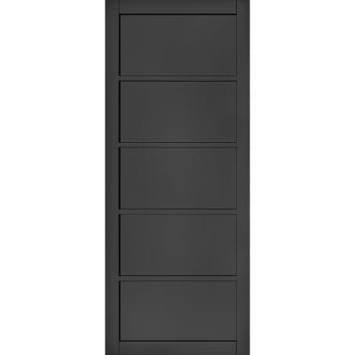 Deanta Shoreditch Black Prefinished Internal Door - All Sizes - Deanta